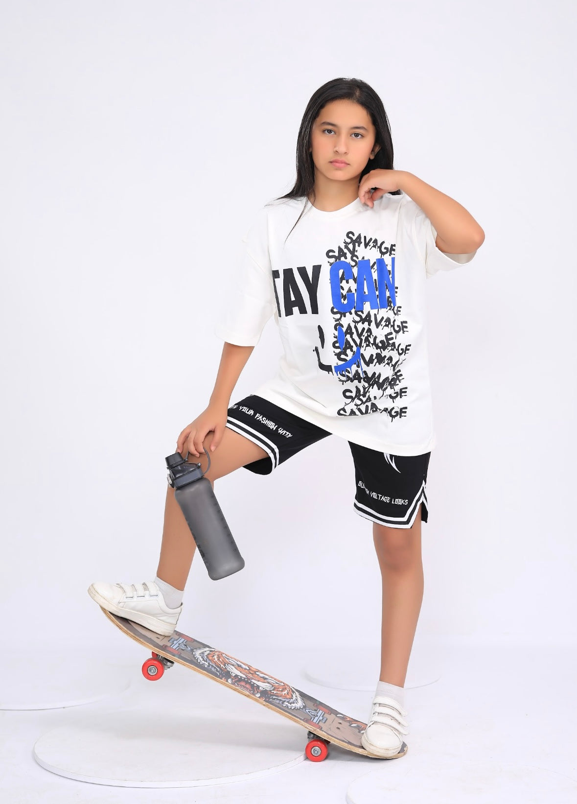 Savage white tee