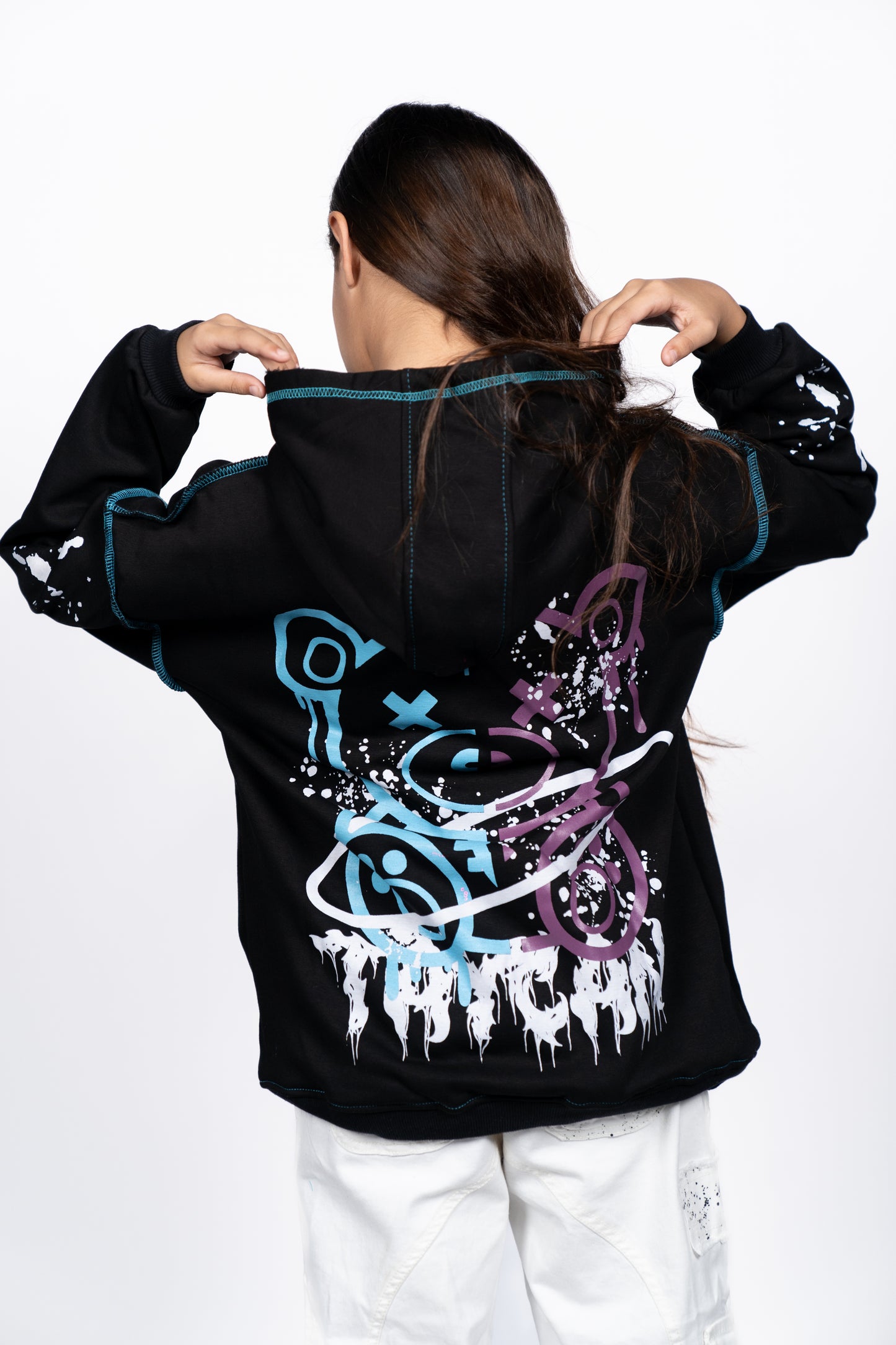 BAD BEAR BLACK HOODIE