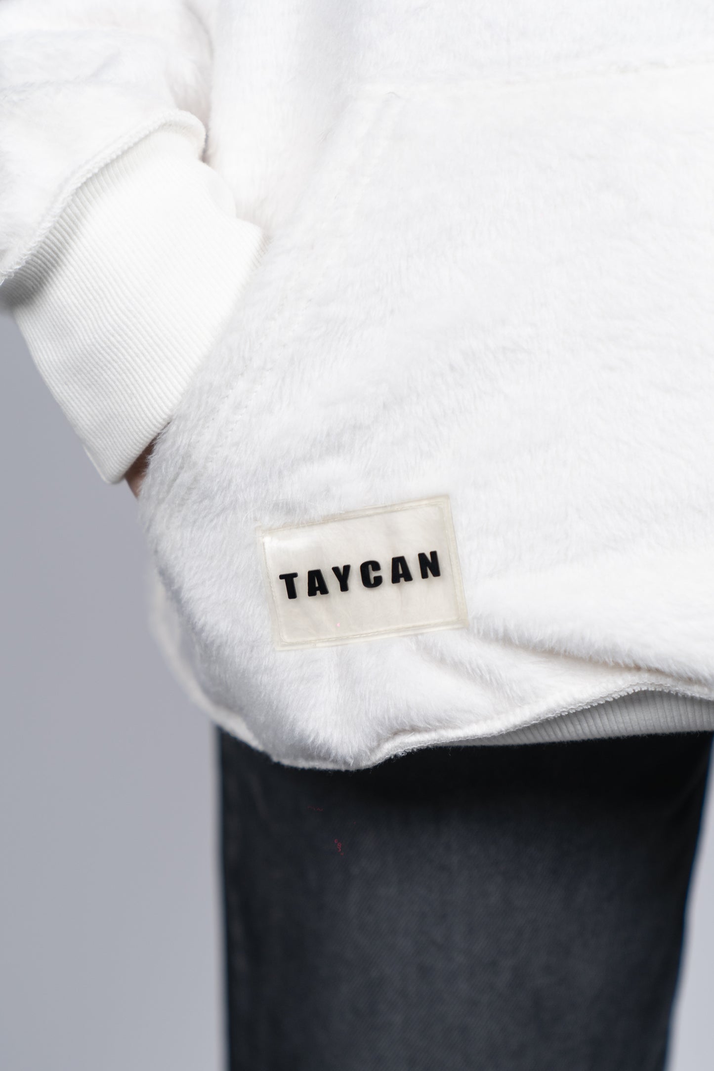 Double Face Hoodie white