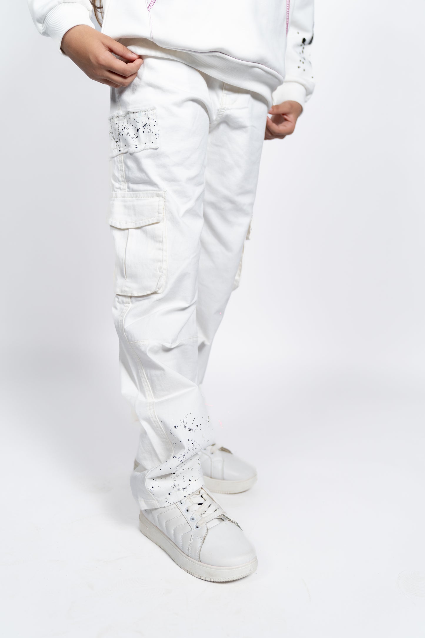 White cargo kids
