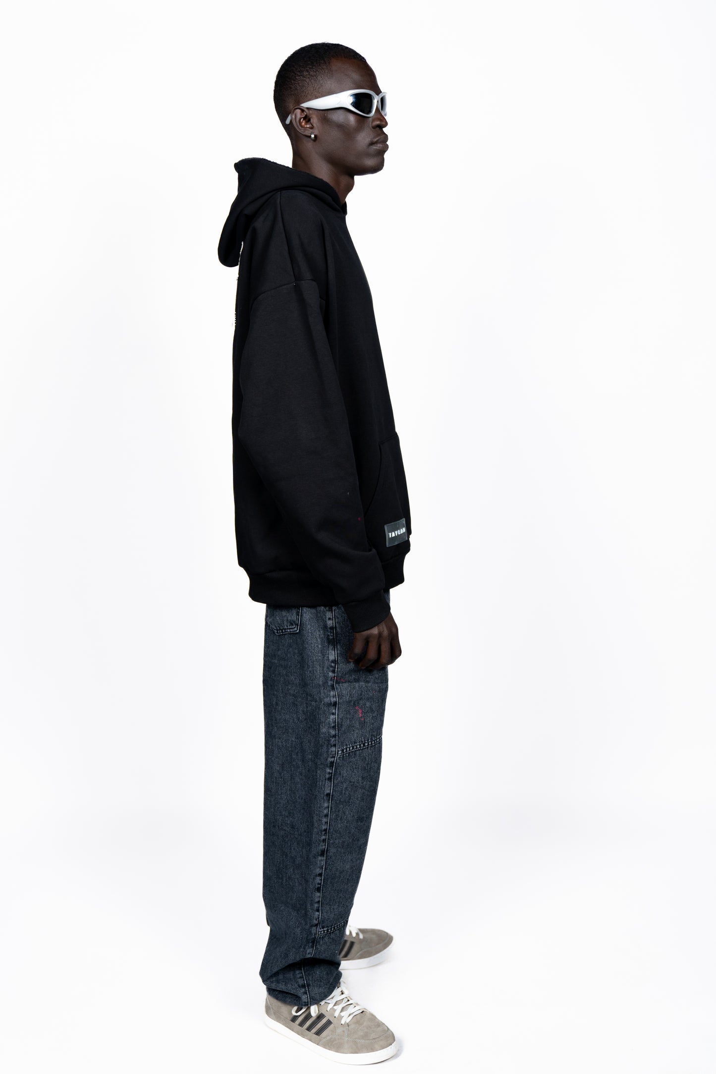 Double Face Hoodie black