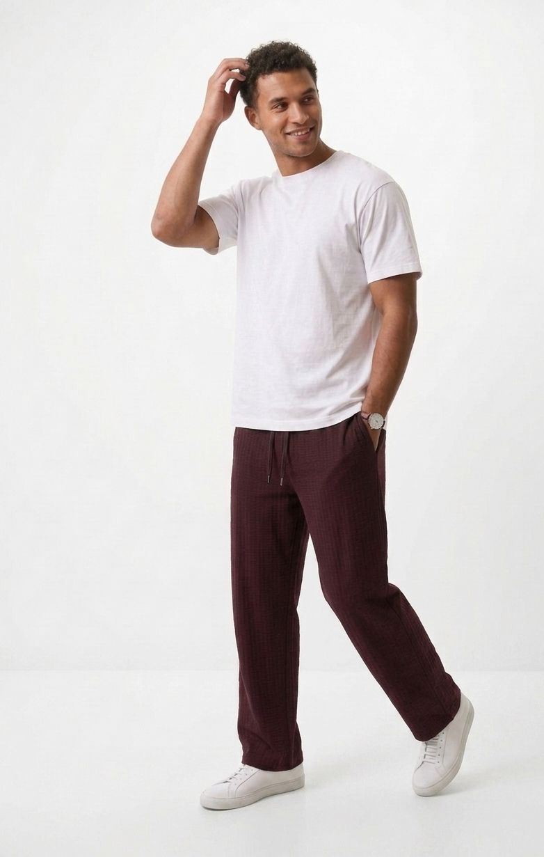 Cloud Pants | Burgundy