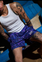 TAYCAN MARBEL SWIMSUIT | PURPLE