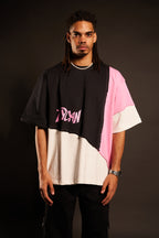 ASYMMETRICAL TEE | PINK