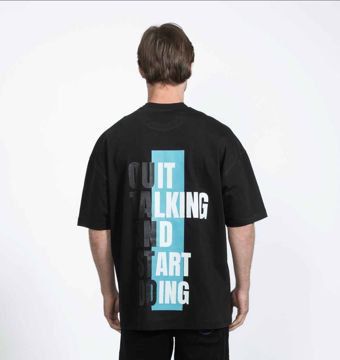 Taycan Talking Black Tee