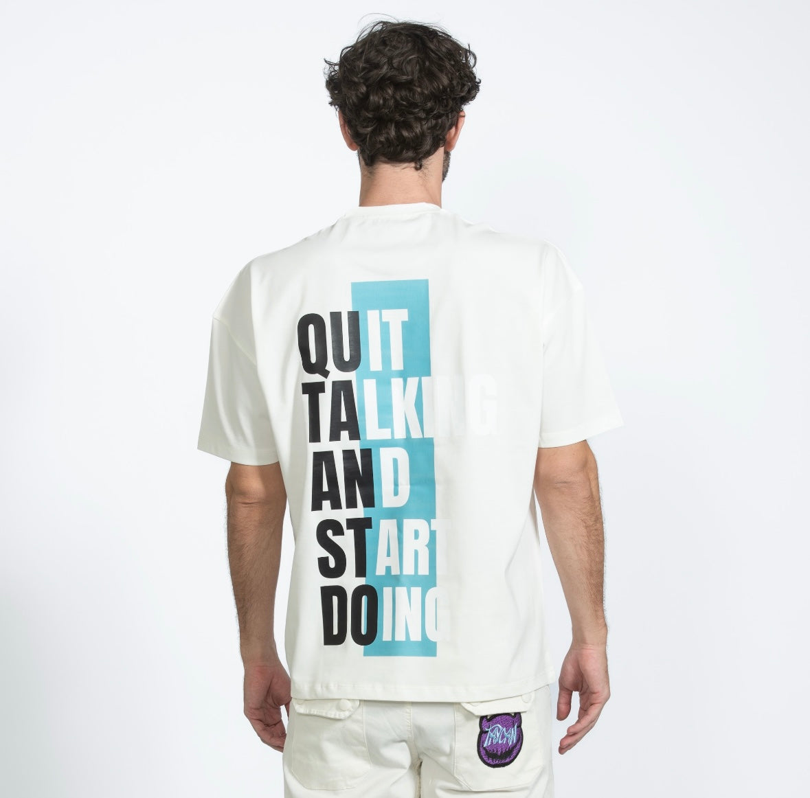 Taycan Talking White Tee