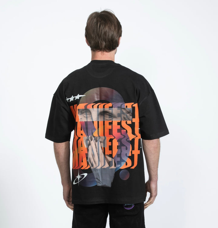 Taycan Black Star Tee