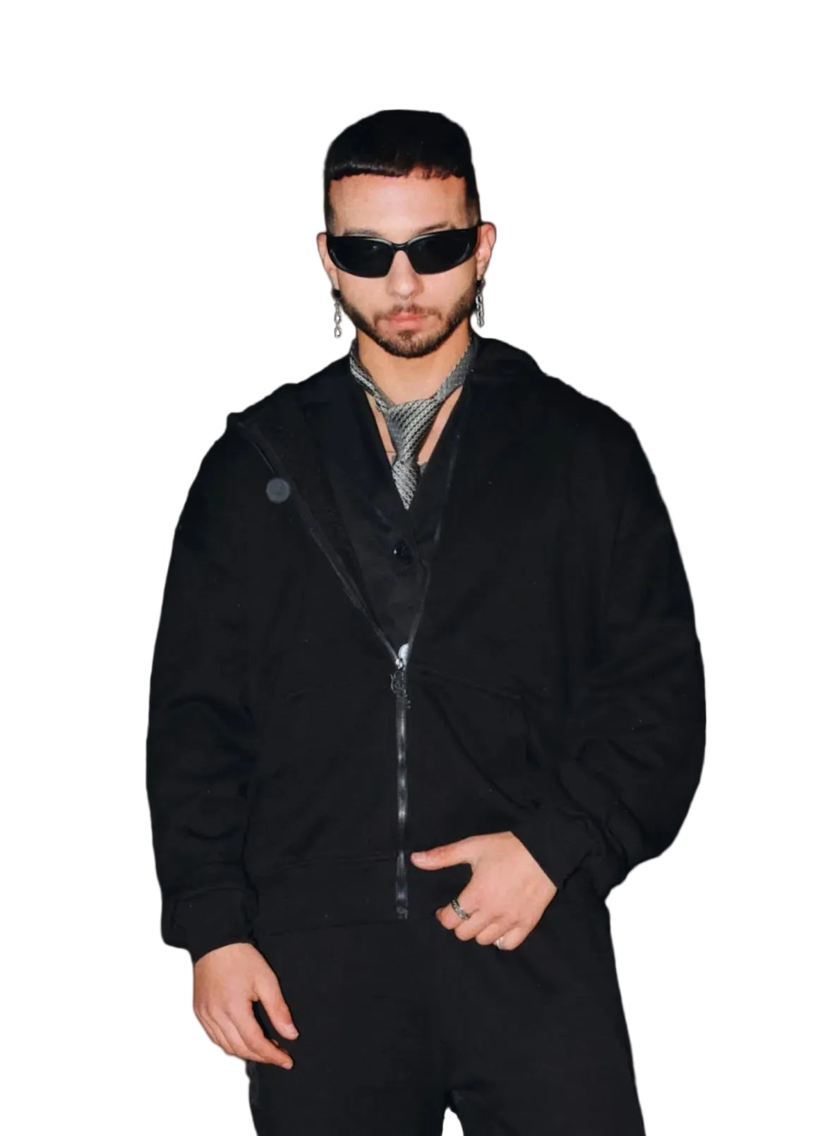 ZIP UP JACKET | BLACK