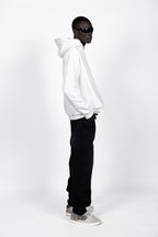 HALFWAY ZIP HOODIE | WHITE