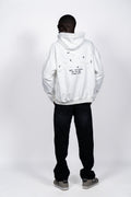 HALFWAY ZIP HOODIE | WHITE