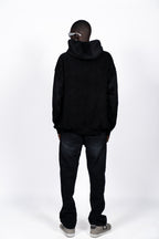 DOUBLE FACE HOODIE | BLACK