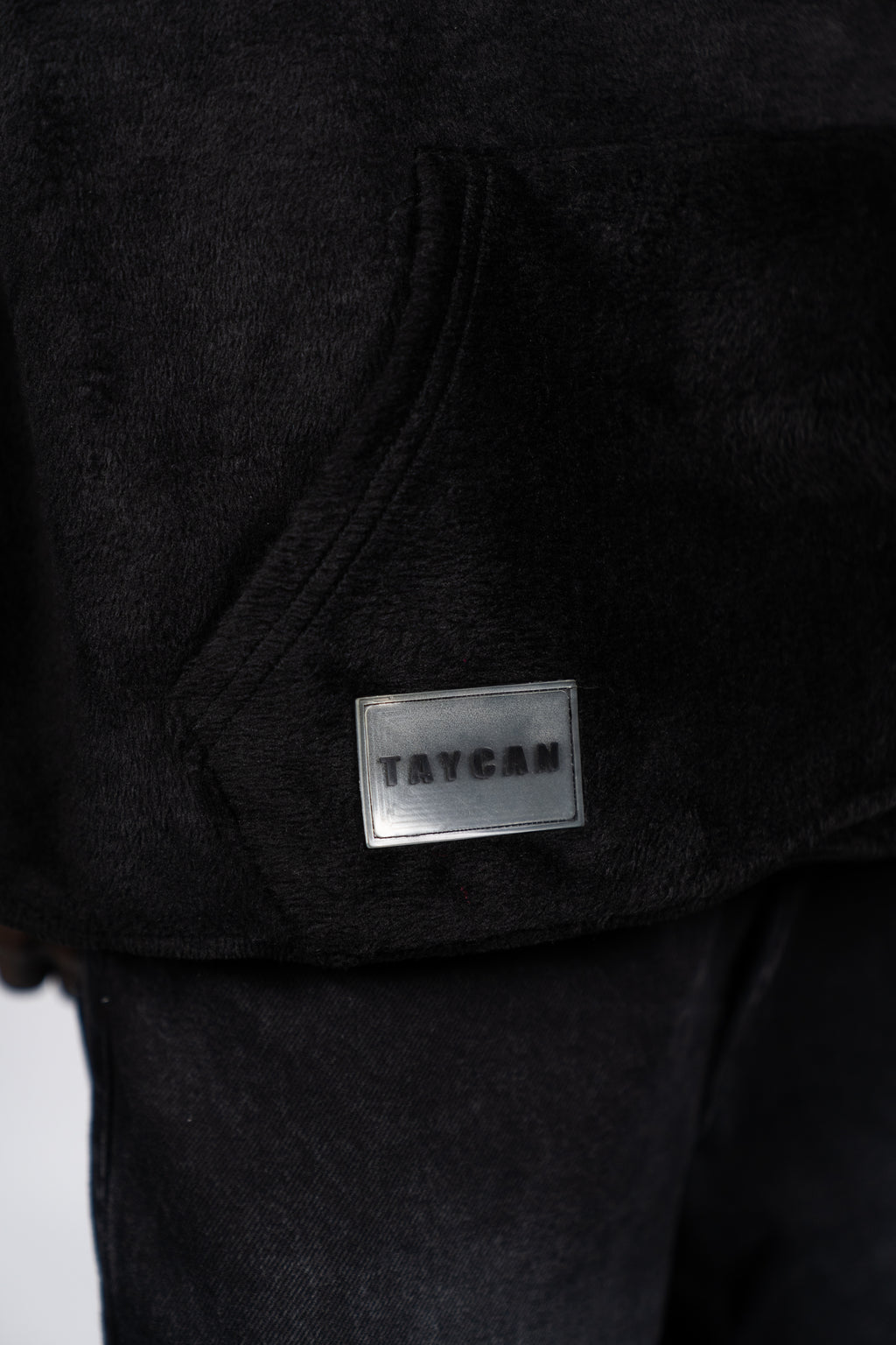 DOUBLE FACE HOODIE | BLACK