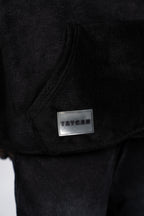 DOUBLE FACE HOODIE | BLACK