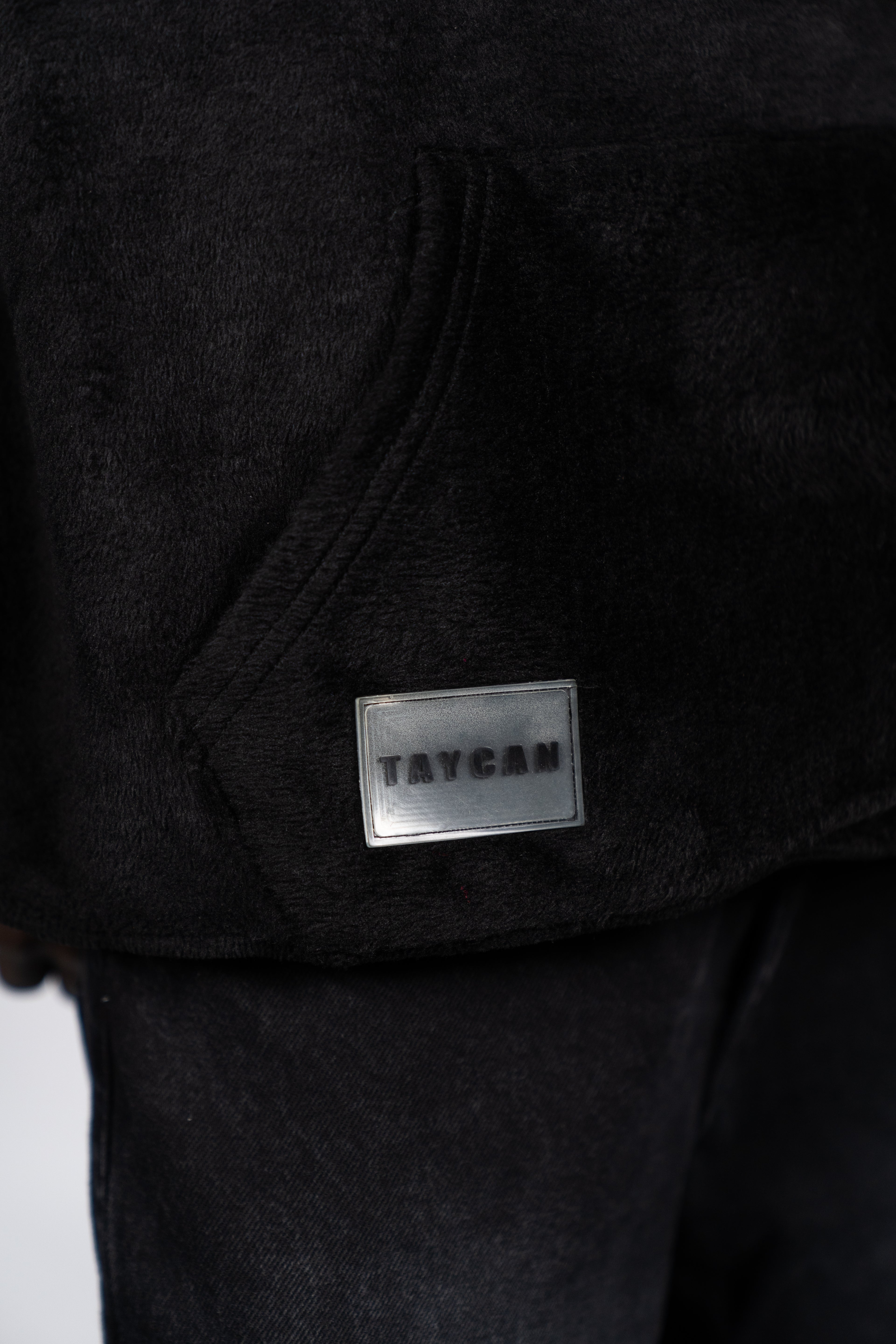 DOUBLE FACE HOODIE | BLACK