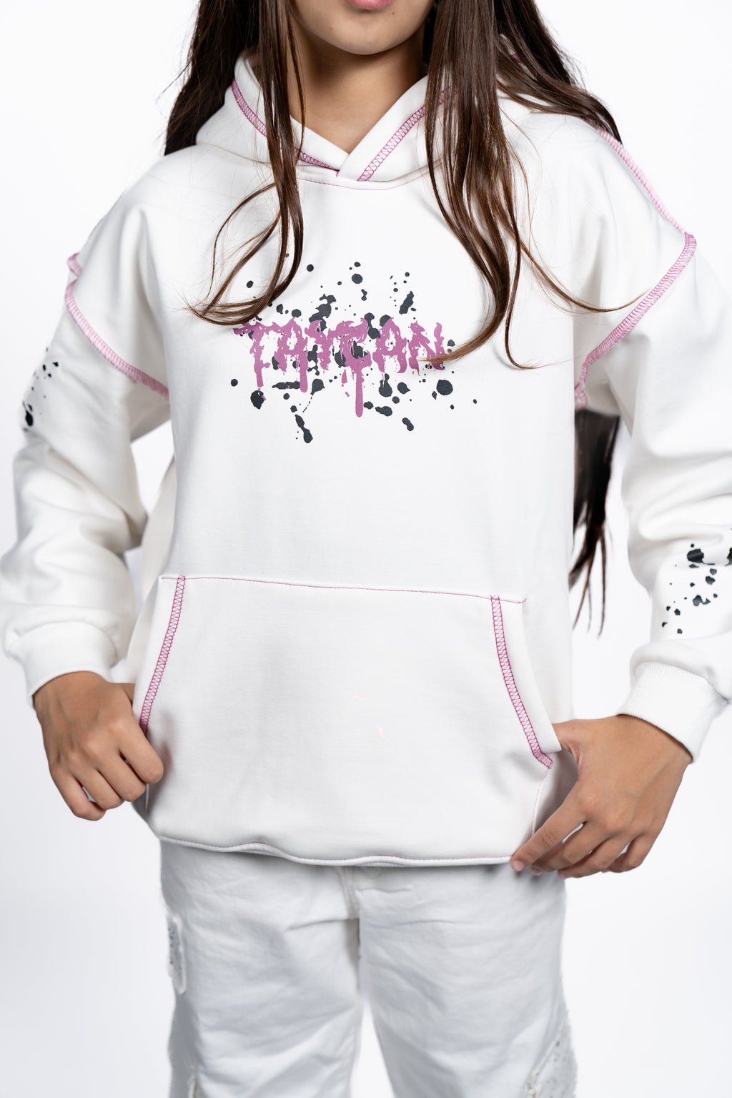 BAD BEAR HOODIE | WHITE