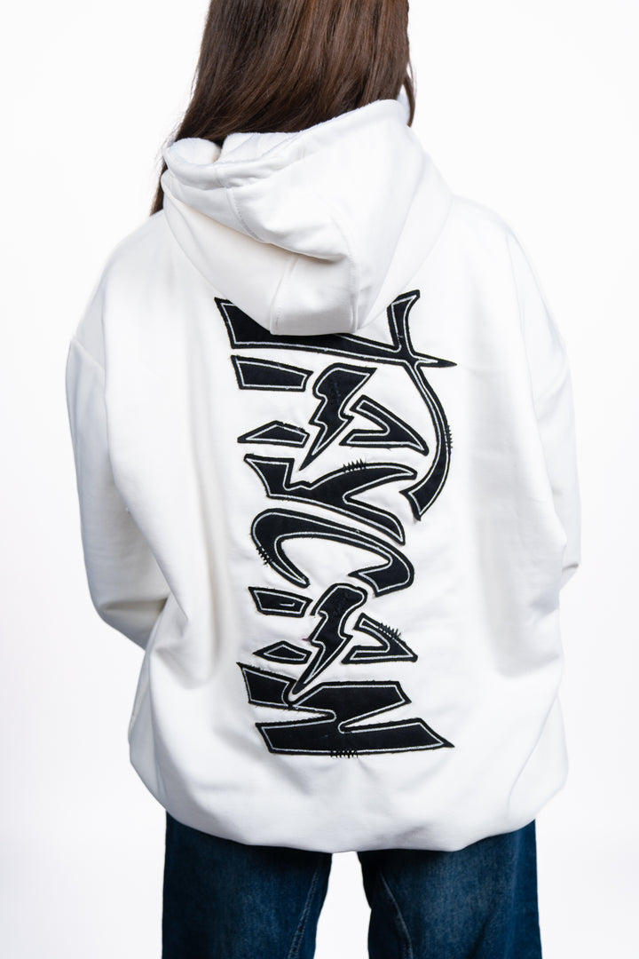 Double Face Hoodie white