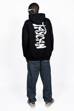 DOUBLE FACE HOODIE | BLACK